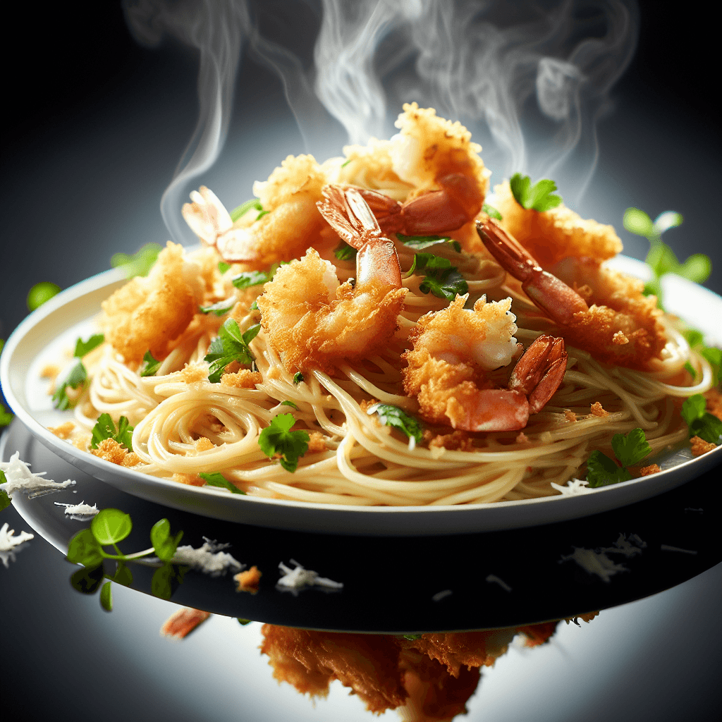 Coconut Shrimp Spaghetti